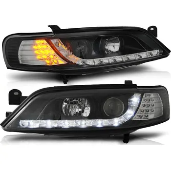 Přední světlomet Tuning Tec Přední světla OPEL VECTRA B 11.96-12.98 DAYLIGHT černé LED INDICATOR