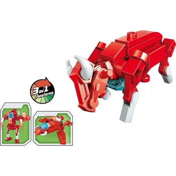 ostatní stavebnice Qman Multivariant Combat Team 2103-4 Divoký býk 3v1