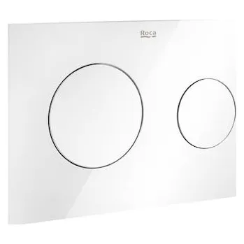 Splachovací tlačítko PL10 Dual - tlačítko pro podomítkové moduly, bílá lesklá A890089000