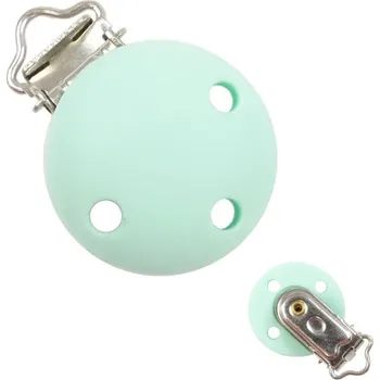 Dětské navlékací korálky Silikonový klip mentolový (Silikonový klip mentolový)