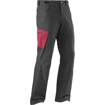 Pánské kalhoty kalhoty Salomon Wayfarer M, black/victory red - vel. 48 (long) 122041