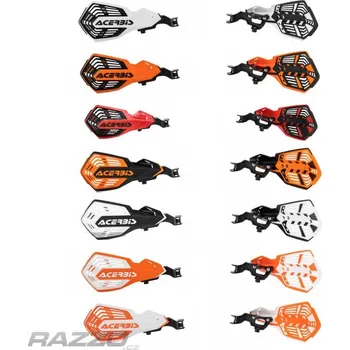 Motocyklový chránič Kryty rukou na motokros Acerbis K-FUTURE Handguards KTM / Husqvarna / GasGas MC Červená-černá