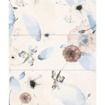 Obklad Mild Garden 1 dekor scienny - obkládačka inzerto set 74,8x89,8 bílá 6004881