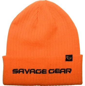 Čepice Savage Gear Čepice Fold Up Beanie One Size Sun Orange