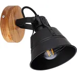 Globo 15466S-1 GÜNTHER - Nástěnné nebo stropní industriální bodové svítidlo 1 x E27 (Nástěnná bodovka v retro industriálním stylu, bez vypínače)