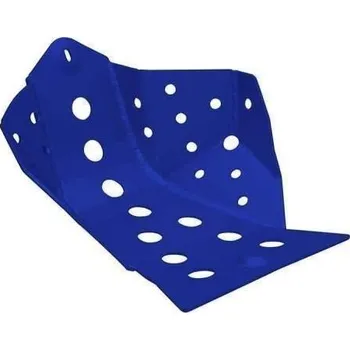 CROSSPRO kryt motoru hliníkový ENDURO EC HUSQVARNA TE250/300 17-18, KTM EXC 250/300 17-18 barva modrá eloxovaný