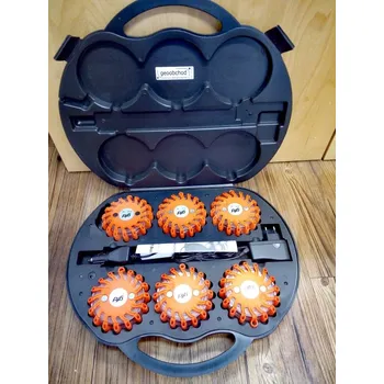 Měřící laser LED výstražná světla - dobíjecí