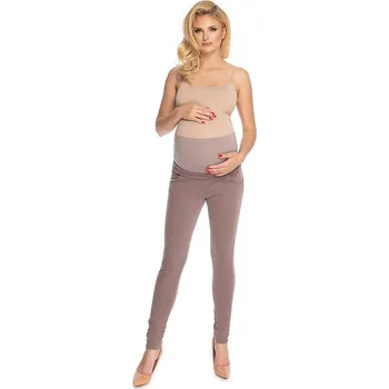 Těhotenské jeggins PEAKABOO CAPPUCINO