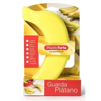 Dóza na potraviny Plastic Forte Ochranné pouzdro Banán 5 x 13 x 20,5 cm
