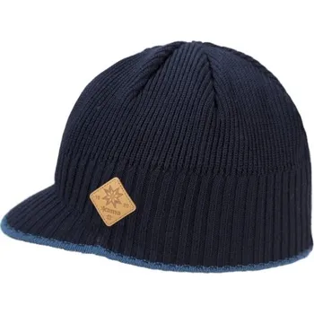 Sušička Kama pletená Merino čepice A115 108 - tmavě modrá UNI