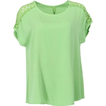 A728triko/halenka krátký rukáv Itálie barva: zelená, Velikost: Univerzální