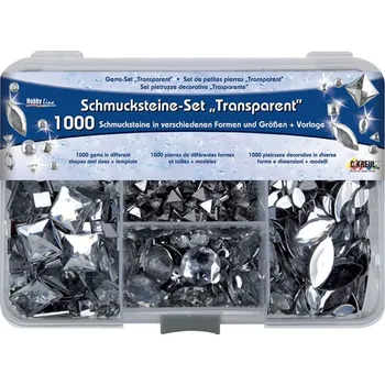 C.Kreul CK49640 sada štrasových průhledných kamínků 1000 ks