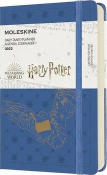 Diář Moleskine Harry Potter S denní 2022 modrý