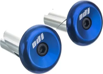 grip ODI Aluminium End Plugs koncovky řídítek modré