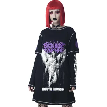 Dámské šaty šaty dámské KILLSTAR - Future Grunge - Black