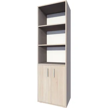 Šatní skříň Regál kombinovaný dub sonoma ADAM R6(600)