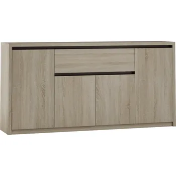 Komoda Komoda kombinovaná dub sonoma/čokoláda KATE K7