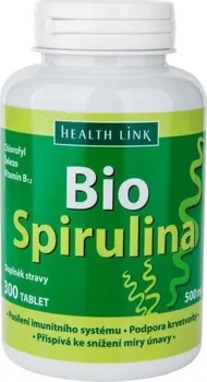 Přírodní produkt Health Link Bio Spirulina 500 mg 300 tbl.