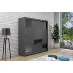 Casarredo Šatní skříň FRANKLIN 2 203 grafit/grafit