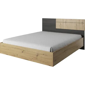 Postel Tempo Kondela Postel, dub artisan/černá borovice norská, BAFRA