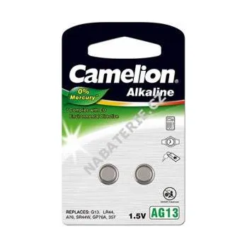 Článková baterie Camelion knoflíkové články LR44 2ks balení (1,5V/)