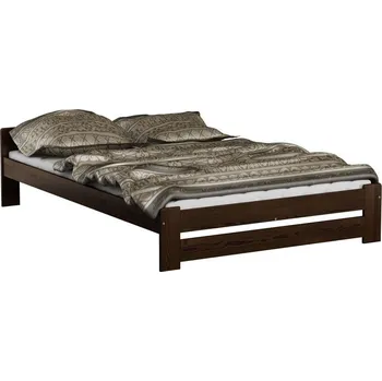 Postel Eoshop Dřevěná postel Niwa 140x200 + rošt ZDARMA - ořech