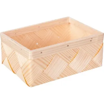 Úložný box ČistéDřevo Dřevěný box z dýhy