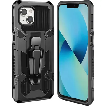 Pouzdro na mobilní telefon Kryt iPhone 13 Armored Nexeri Tank Case černý