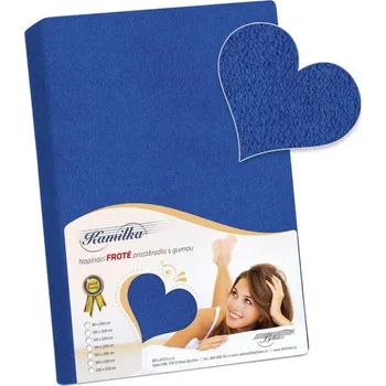 Prostěradlo Bellatex Prostěradlo froté 140x200 cm tmavě modrá