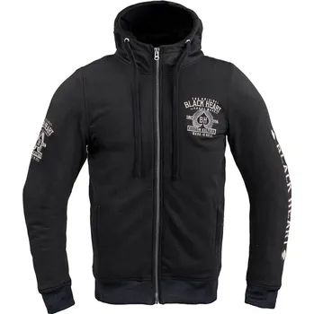 Pánská mikina Pánská mikina W-TEC Black Heart Kustom Kulture Hoodie s aramidem Barva černá, Velikost M