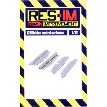 Plastikový model 1/72 Mitsubishi J2M Raiden control surfaces (HAS)