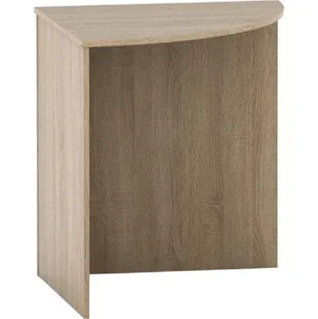 Jídelní stůl Tempo Kondela Stůl rohový obloukový, dub sonoma, TEMPO AS NEW 024