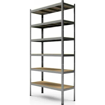 regál Regál Kovový Stark 200x110x50 cm - 6 polic