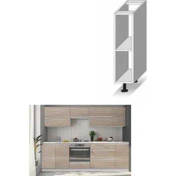 Tempo Kondela Skříňka dolní D 20, bílá, LINE