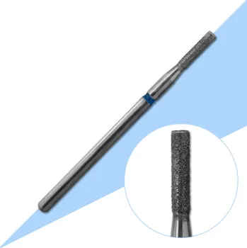 Bruska na nehty ENII NAILS Diamantová fréza válec 2 mm - modrá