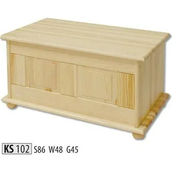 Drewmax Truhlice KS102 masiv (Barva dřeva: Olše)