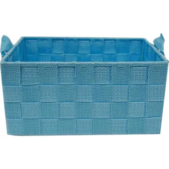 Top textil Košík modrý 25x17x13