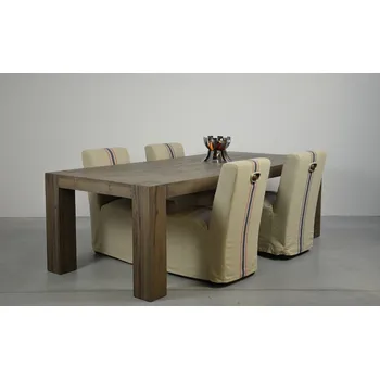 Jídelní stůl HAHNHOLZ Starý dubový jídelní stůl Objednat v délce: 140 cm, šířka: 80 cm, výška: 80 cm