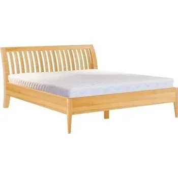 Nábytek Drewmax Dřevěná postel LK191 180x200, buk masiv (Barva dřeva: Gray)