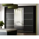 Casarredo Šatní skříň SANDINO 250 černá