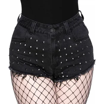 Dámské kraťasy kraťasy dámské KILLSTAR - Liberty Studded - Ash