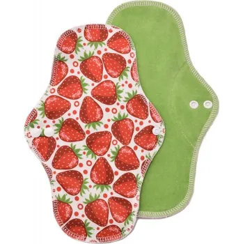 Menstruační vložka T-TOMI Látková vložka NIGHT,strawberries