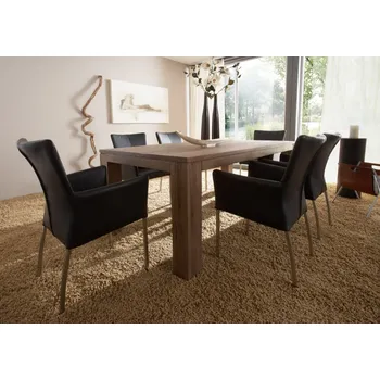 Jídelní stůl HAHNHOLZ Jídelní stůl z dubových prken Objednat v délce: 180 cm, šířka: 100 cm, výška: 60 cm