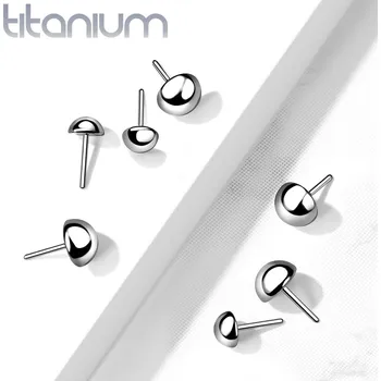 Piercing Šperky4U Půlkulička k PUSH IN piercingu TITAN - TIT1152-03