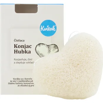 Kvitok Konjac houbička bílá 1ks