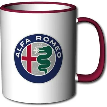 Hrnek Alfa Romeo bordó samostatný hrnek
