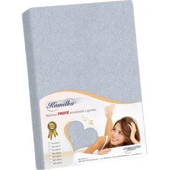 Prostěradlo Bellatex Froté prostěradlo 90x200 cm šedá