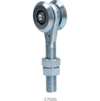 Vozík pro závěsný systém, 2 kolečka, do 200kg, uzavřená ložiska, pro profil C920G