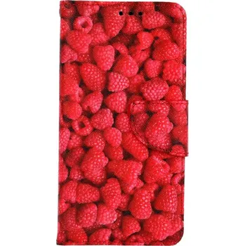 Pouzdro na mobilní telefon Pouzdro iPhone 11 knížkové Maliny (kryt neboli obal na iPhone 11)