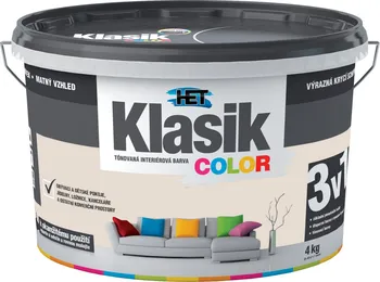 barva na zeď HET Klasik Color 4 kg